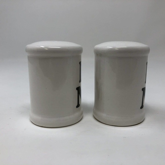I Love New York NY Salt Pepper Shakers Set Mug Shape Handle Karol Western Korea - Picture 4 of 9
